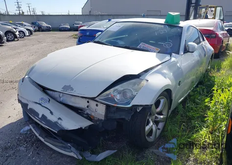 2006 Nissan 350Z из США, поврежденный, VIN JN1AZ34D76M312023